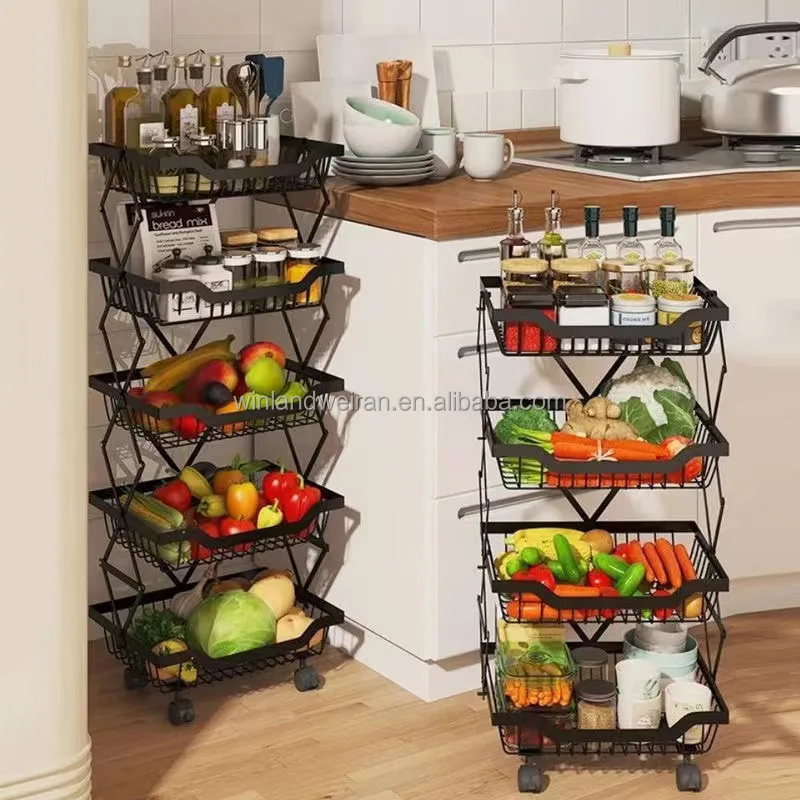 Hot selling Home Storage & Organization Kitchen Vegetable And Fruit Storage Holders