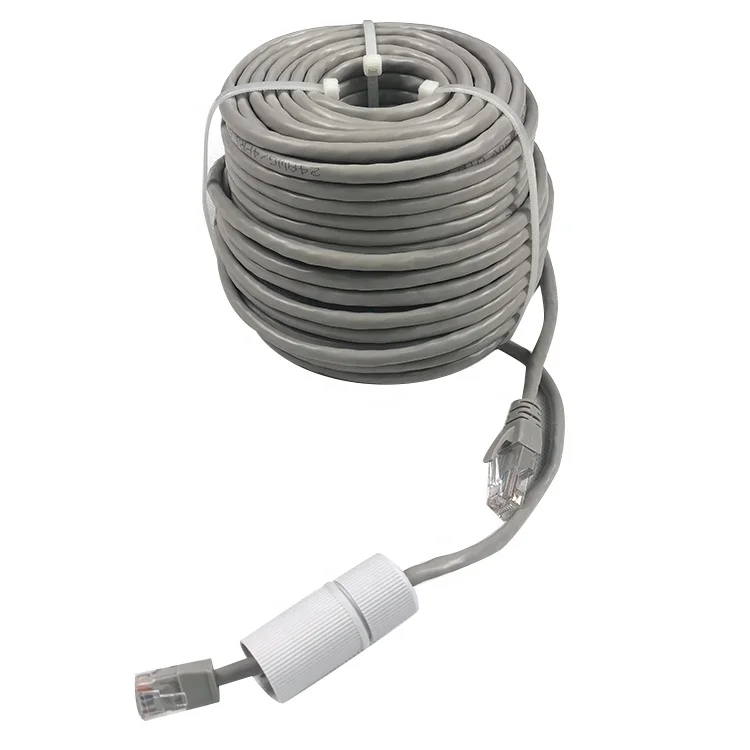 IP Camer Cable 100FT with waterproof connector in stock