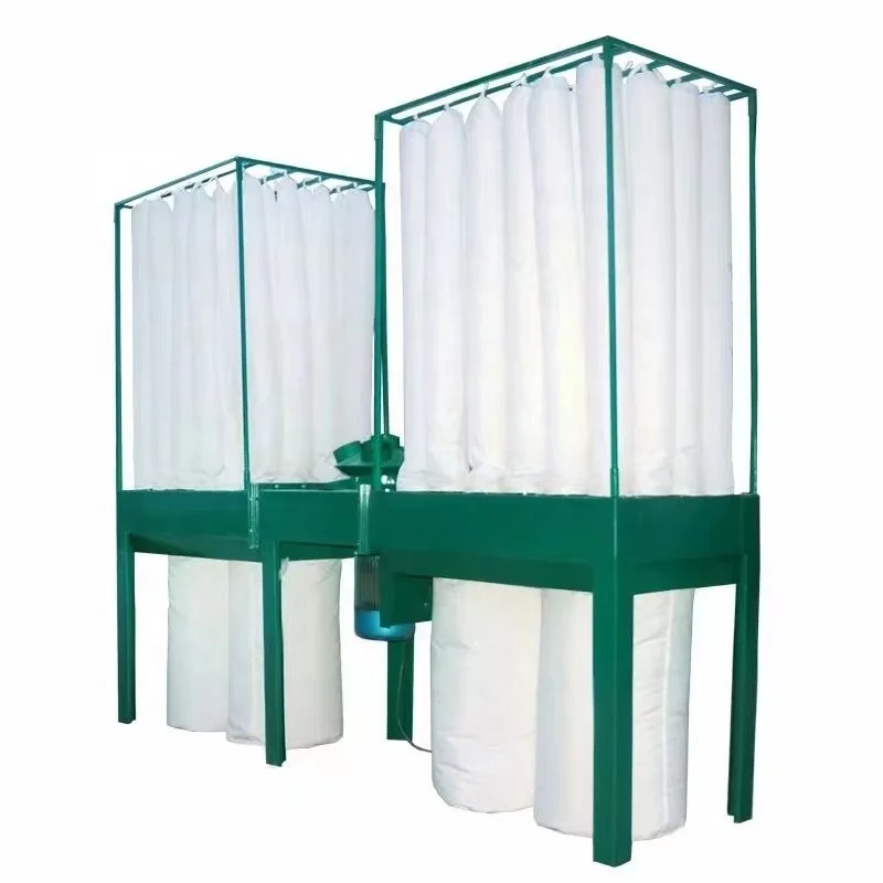 Woodworking Double Silent Dust Collector Cyclone Shakron Industrial Wood Vacuum Dust cleaner