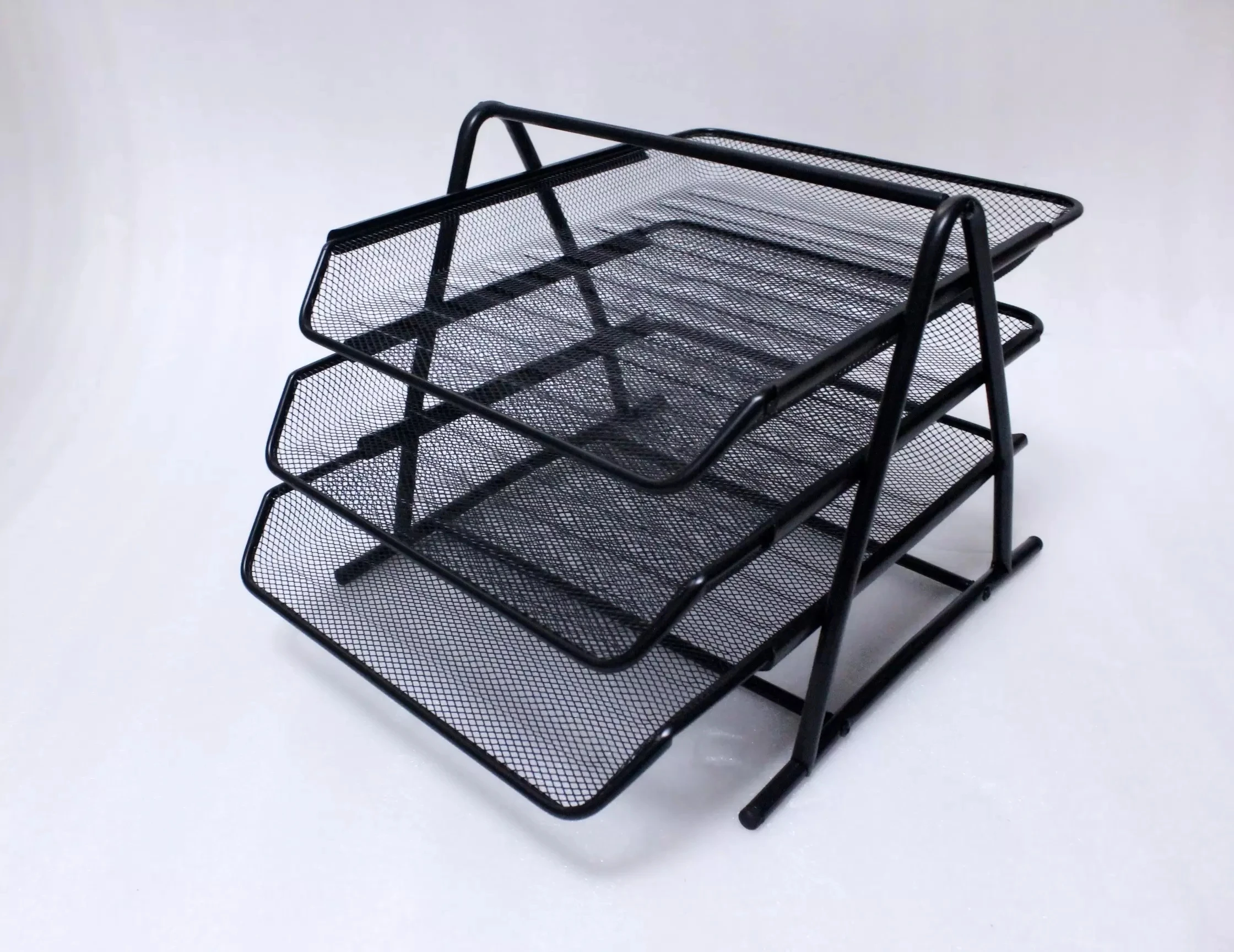 Office Mesh Desk Organizer with 3 layer Document Desk Organizer