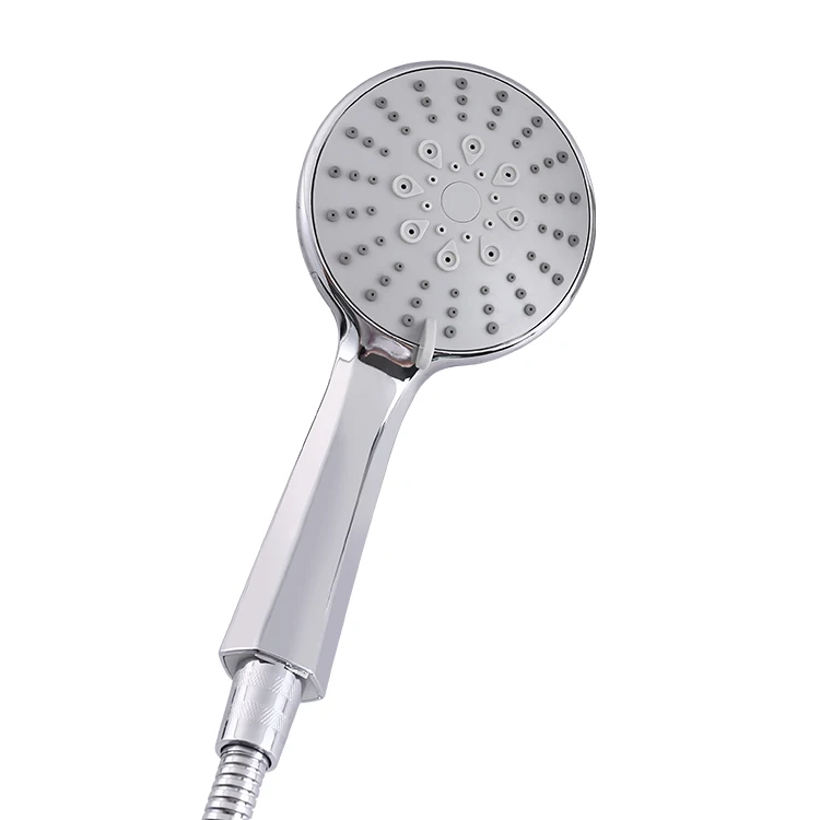 8 Inch Multifunctional High Quality ABS Plastic High Pressure 3 Mode Adjustable Chrome Handheld Bathroom Shower Head