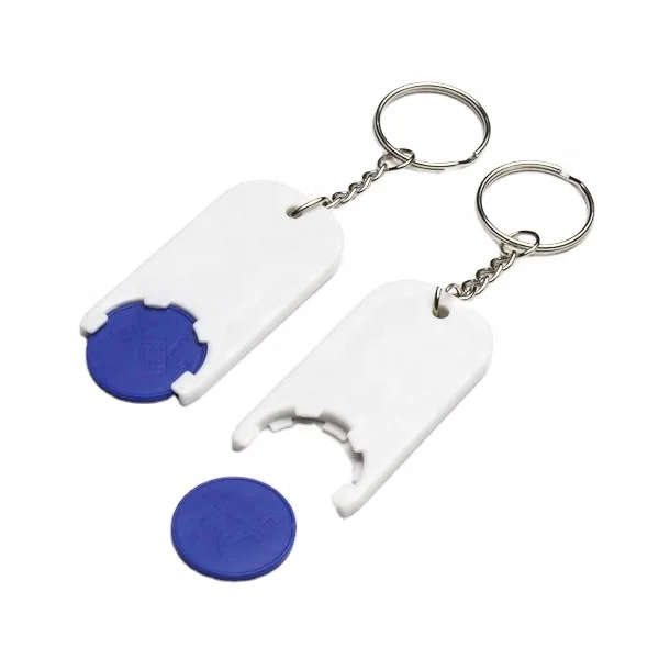 Promotional custom logo supermarket shopping cart token soft enamel QR code trolley coin metal trolley token