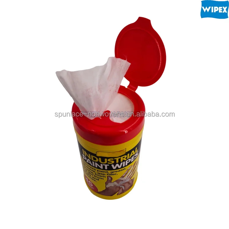 Barrel Pack Heavy Duty Industrial Oil Cleaning Wipes All-purpose Hand Clean Cloth Industrial Wet Wipes