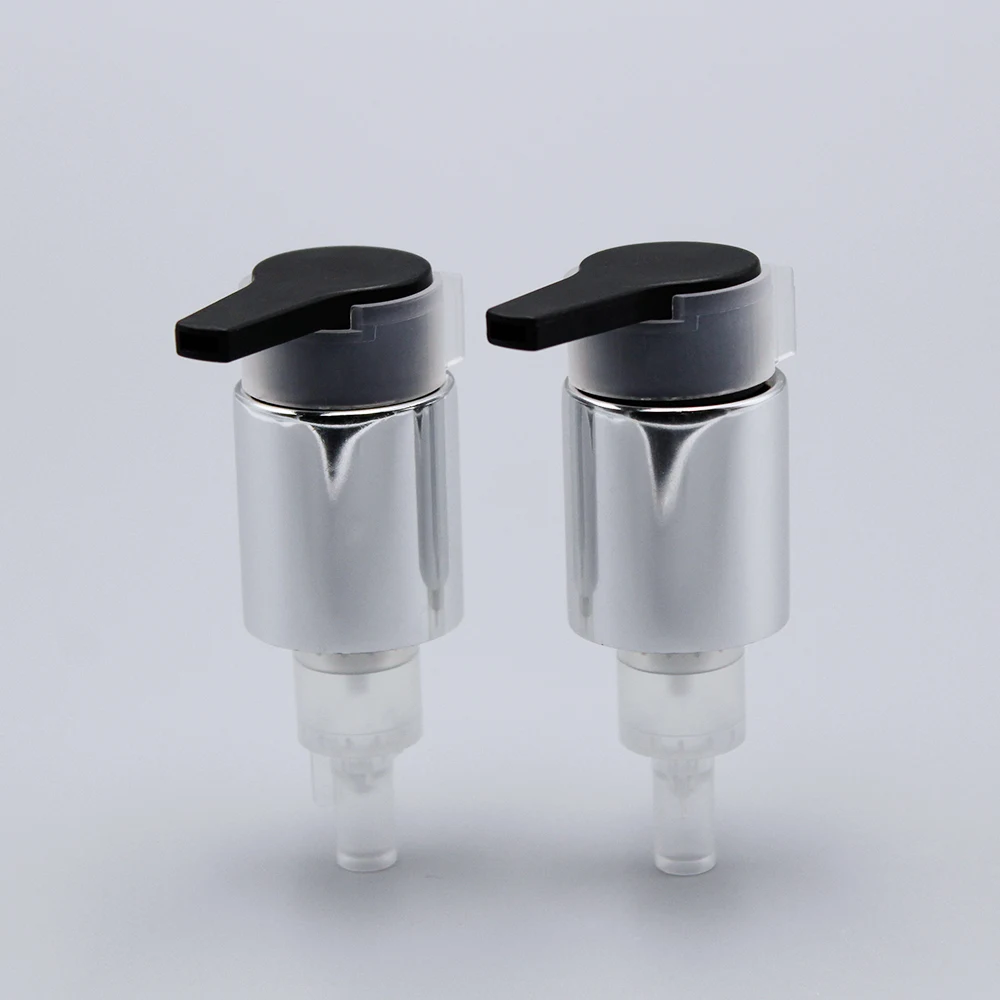 
aluminium closure outside spring lotion pump 