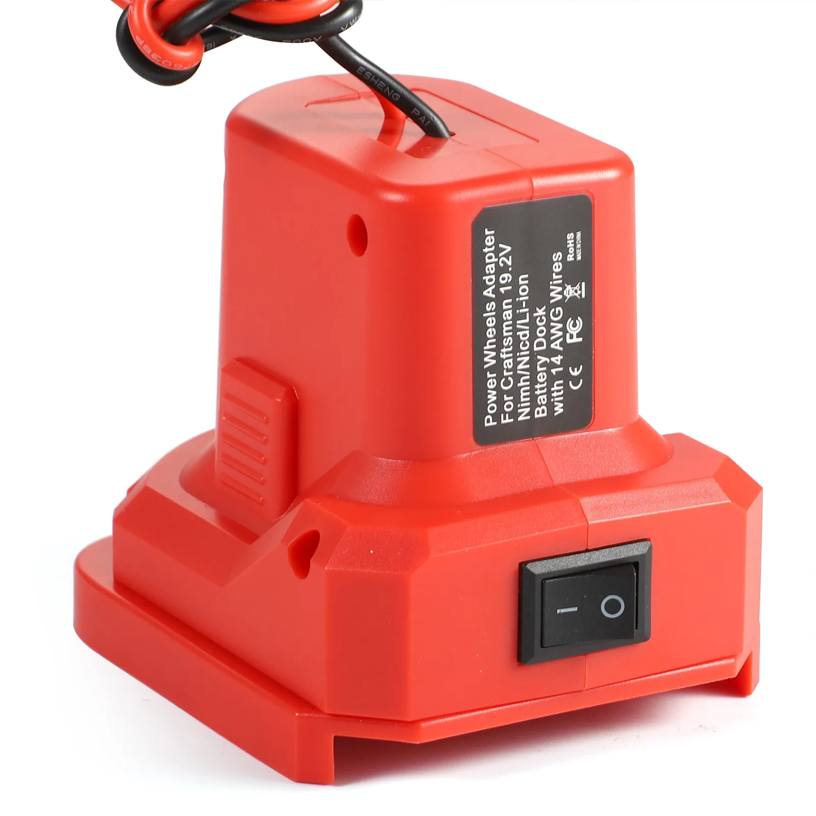 DIY adapter for Craftsman Battery,19.2V Battery DIY Converter Kit with Switch,30Amp Fuses 14AWG Wire Power Wheels Adapter