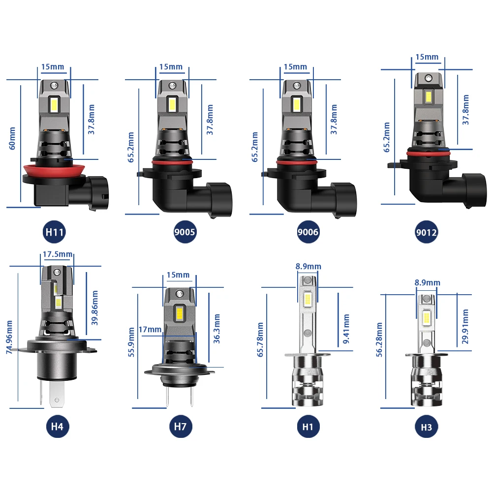 Wholesale high quality I7S h11 h8 30W 3600lm h7 12v similar size with halogen bulb for h7 car led light headlight