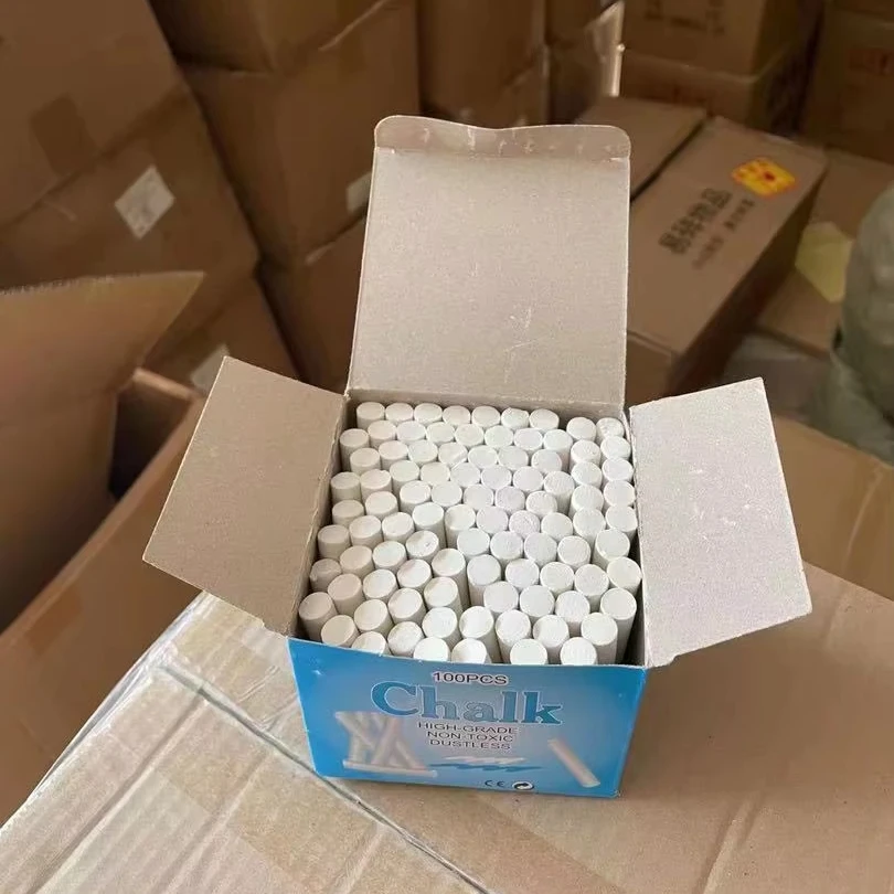 School White Color Chalk Durable Calcium Sulfate Dustless Cheap Chalk