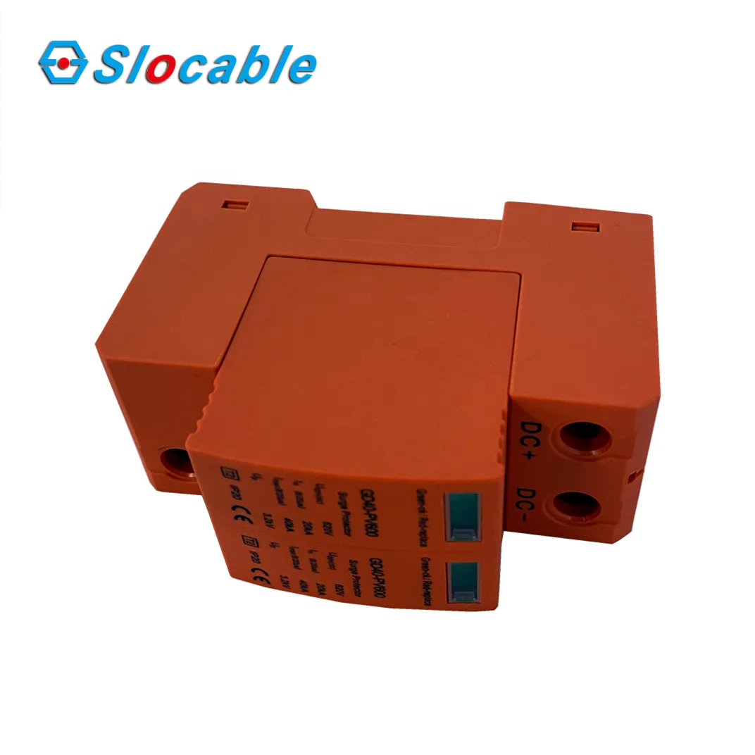 Chinese Factory DC Lightning Protection 40KA 1000V Solar System Surge Protective Device for Solar Plant