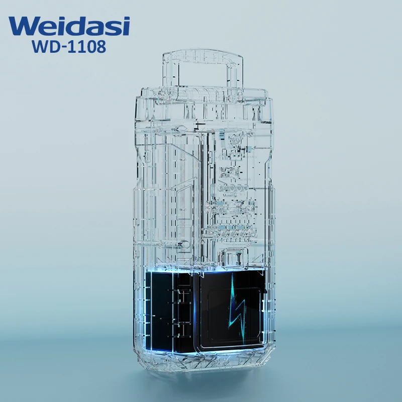 Weidasi Portable Rechargeable Emergency Solar System Kits With Output Function And Solar Panel Led Lights