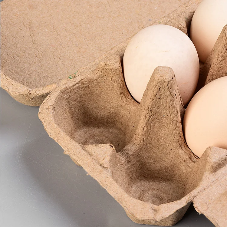 biodegradable custom design fiber paper pulp molded 12 holes chicken eggs cartons trays