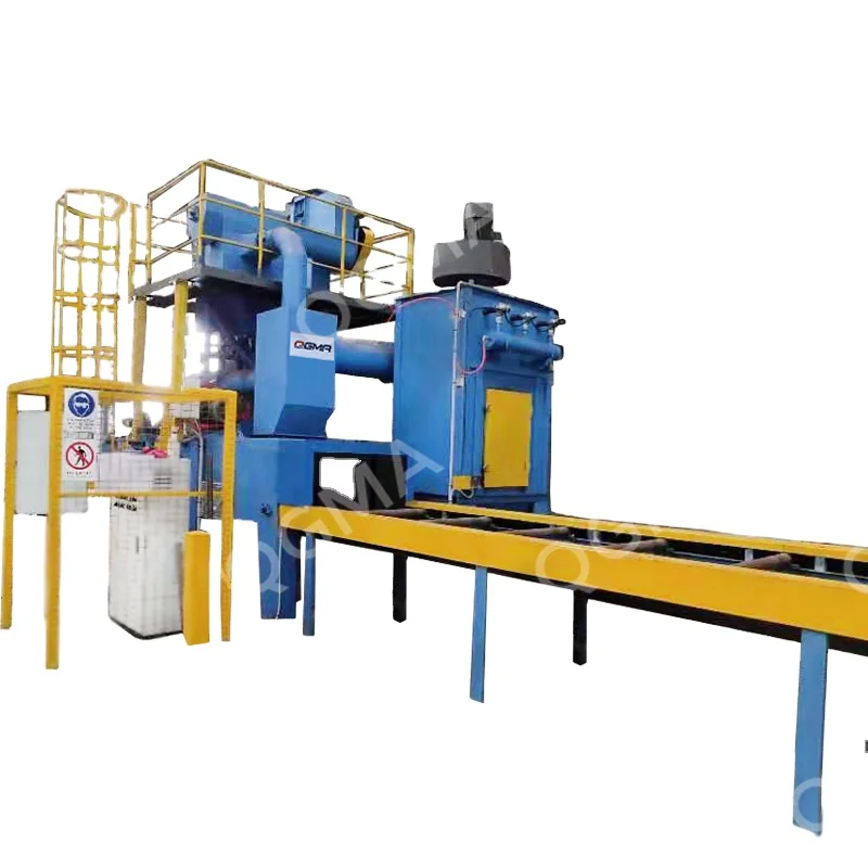 automatic steel structural shot blasting machine manufacturers abrasive blasting equipment