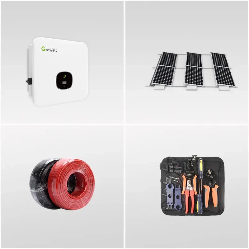 5 kw 5kw out door full set of solar planting system on grid for industrial