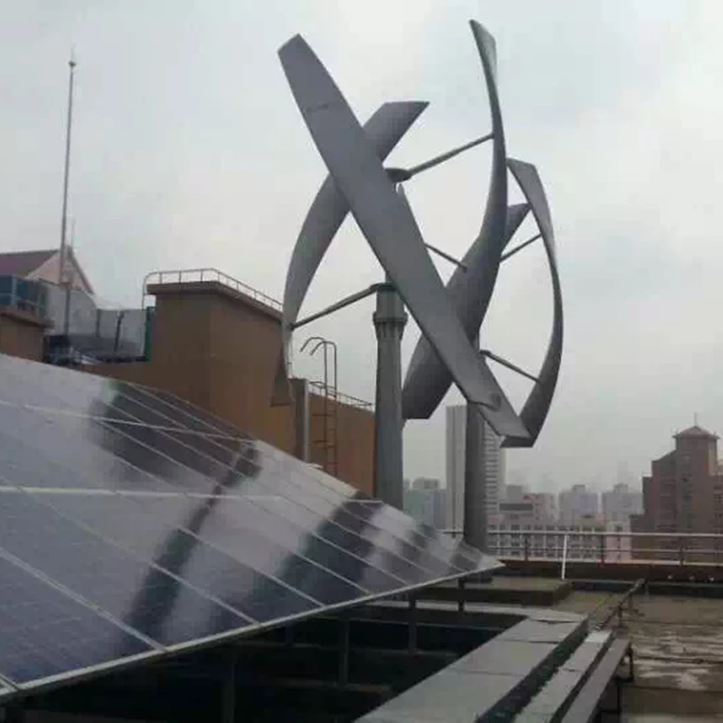 Roof X type grid-connected wind turbine vertical wind turbine 1kw 2kw 3kw 4kw 5kw vertical axis wind turbine 5kw 24V/48V/120V
