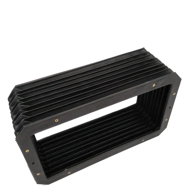 welding machine flexible accordion type protective flat dust bellow cover cnc sew cnc bellow cover