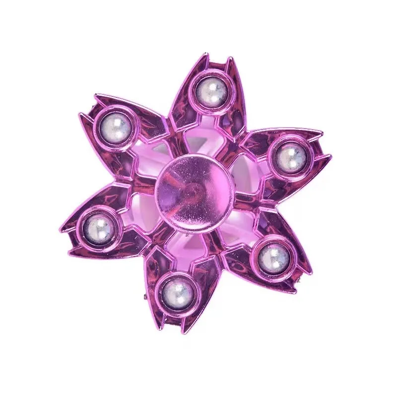 New double deck fingertip gyro decompression toy Hand Spinner tiktok Rotating finger top