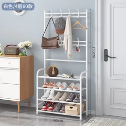 Shoe Rack Black 5 Tier Layer Modern Luxury Living Furniture  Holder Shelf Stand Metal Rack Organizer Shoe Storage For Store Home