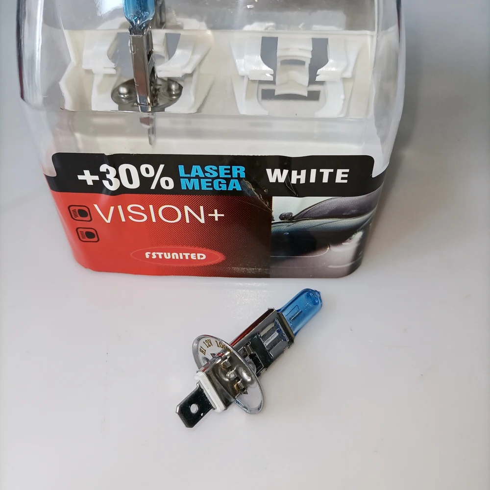 EU Stock H1 12V 100W Super White Auto Halogen Bulb Car Headlight Halogen Lamp Motorcycle Halogen Bulb