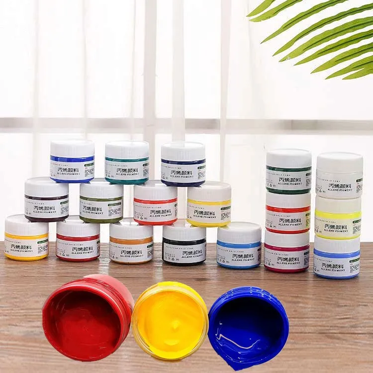 Acrylic Paint 100Ml Wall Painting Hand-Painted Diy Paint Silver Gold Textile Waterproof Acrylic Painting Paint