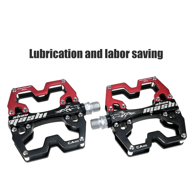 High quality cycling non-slip road bike pedal wholesale bicolor aluminum alloy mtb bicycle pedal