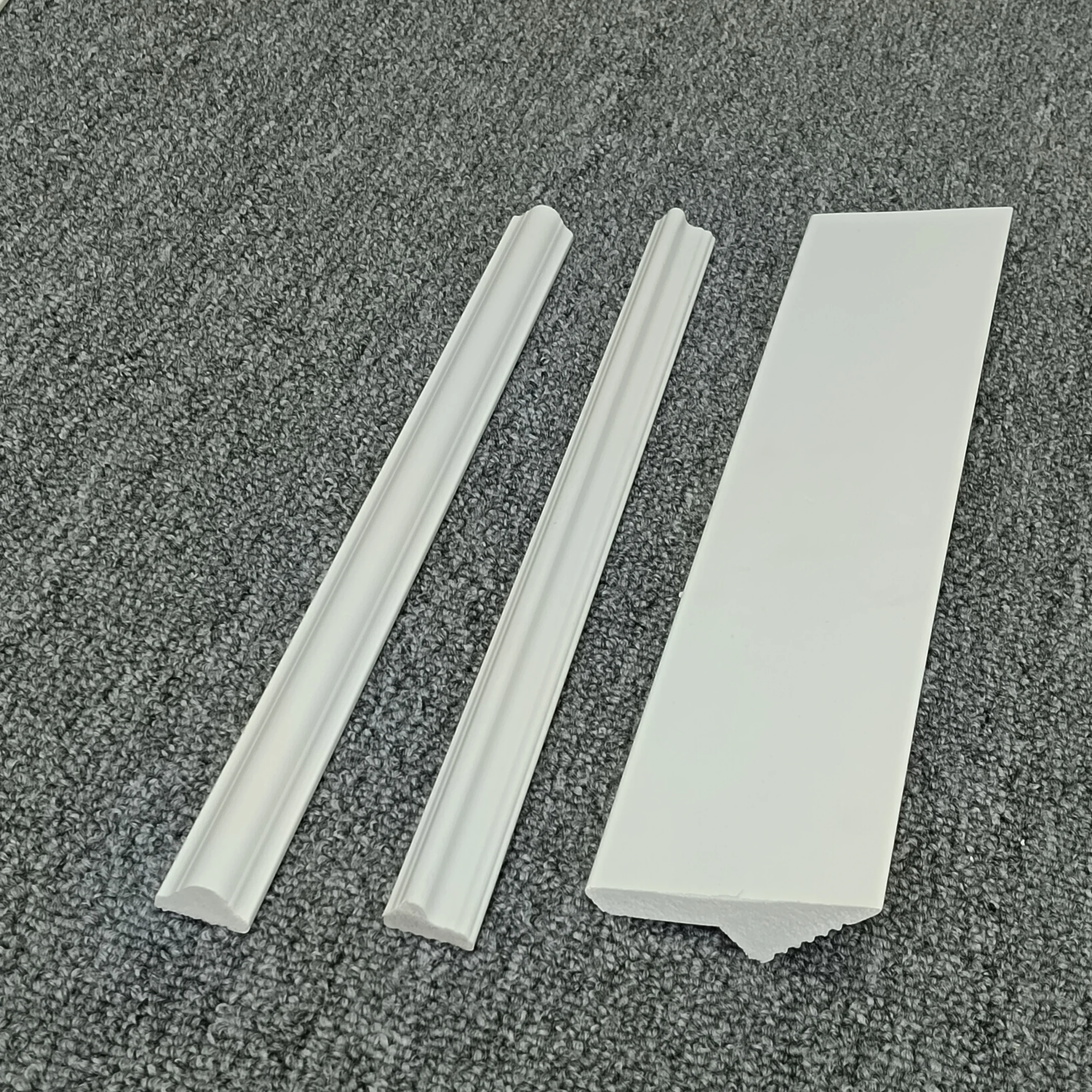 Amer Factory Colorful Baseboard Panels Waterproof Materials Plinth PS Floor Durable Wall Black Skirting Ceiling Board