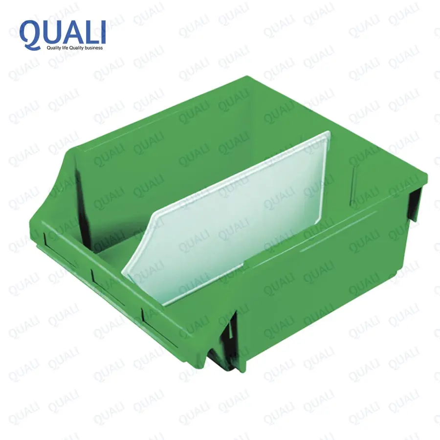 Quali Factory Supply Sundries Plastic Storage Boxes 500*200*165mm Tool Container Divided Bin