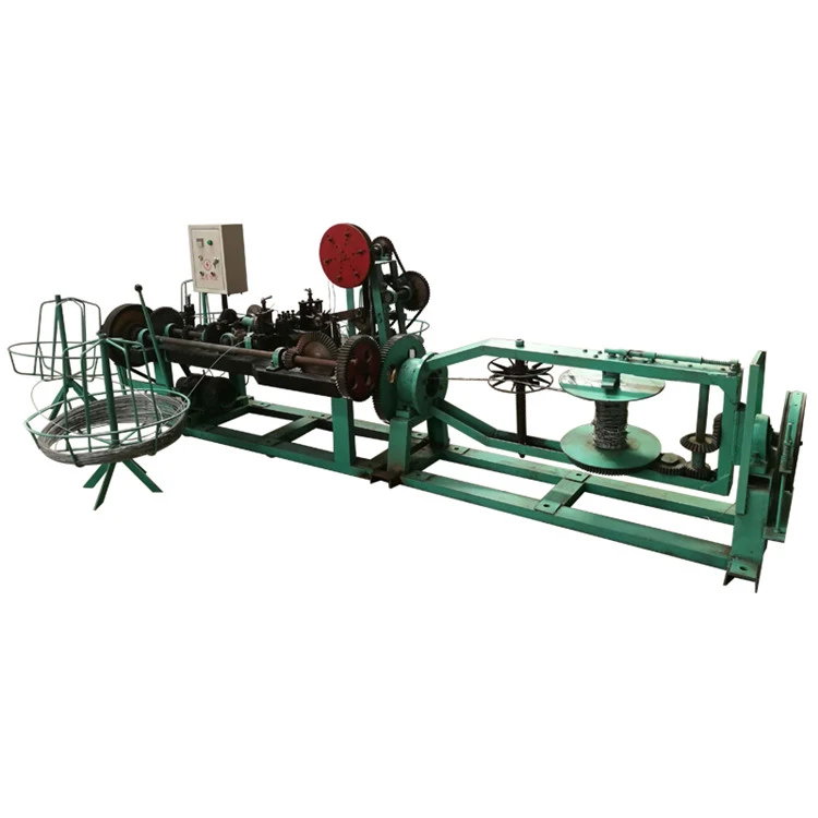 Galvanized wire single double strands barbed wire machines manufacturer