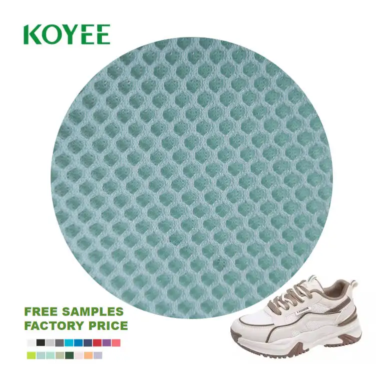 100% Polyester 320 Gsm Spacer 3d Spacer Mesh Fabric for Mattress Border 3d Air Mesh Tricot Knitted Polyester Mesh Fabric