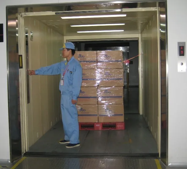 GuanZhou Elevator Brand GOTS 1000kg Cargo Freight Elevator warehouse elevator