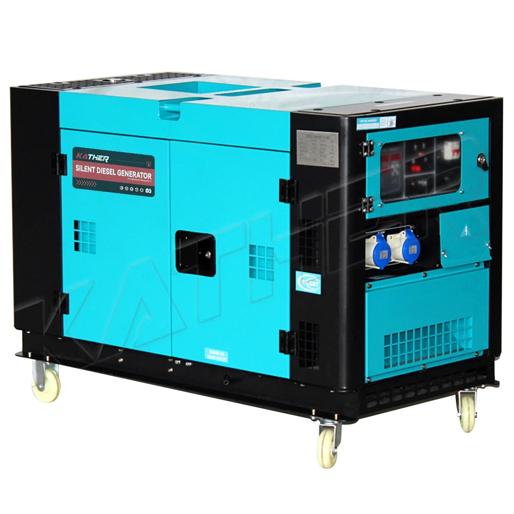 8kva 10kva 12kva 15kva 20kw Electric Power Plant Diesel Generator Generator 10kva Silent Factory Low Noise Diesel Generator 15kw