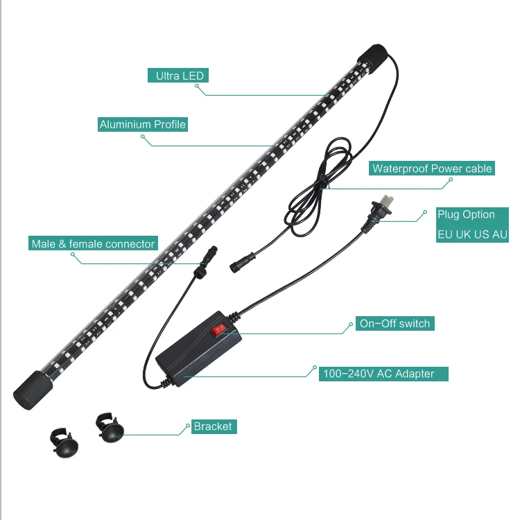 zaohetian hot sale fish led light fish tank lamp fish tank led light