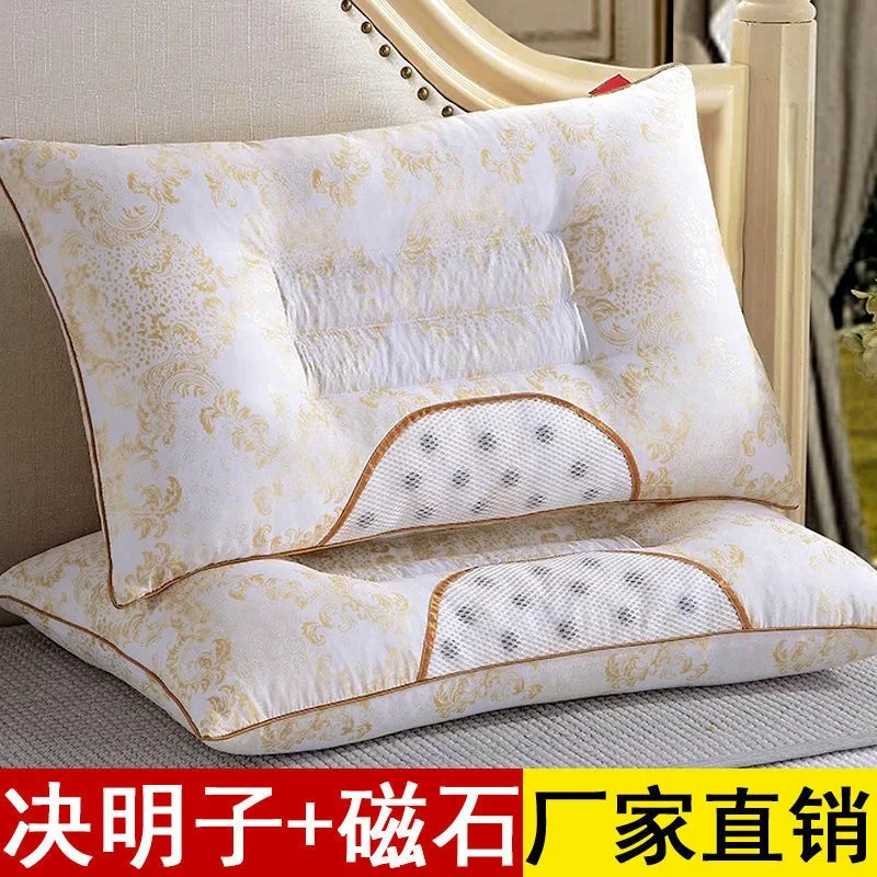 Cassia Seed Pillow Household Double Lavender Cervical Core Sleep Aid Buckwheat Skin Head Support
