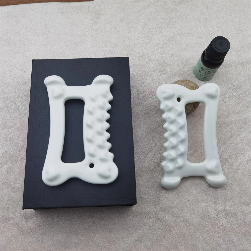 South Korea Lymphatic Drainage Body Facial Porcelain Gua Sha Scalp Meridian Scraping Gua Sha Scraping Ceramic Massage