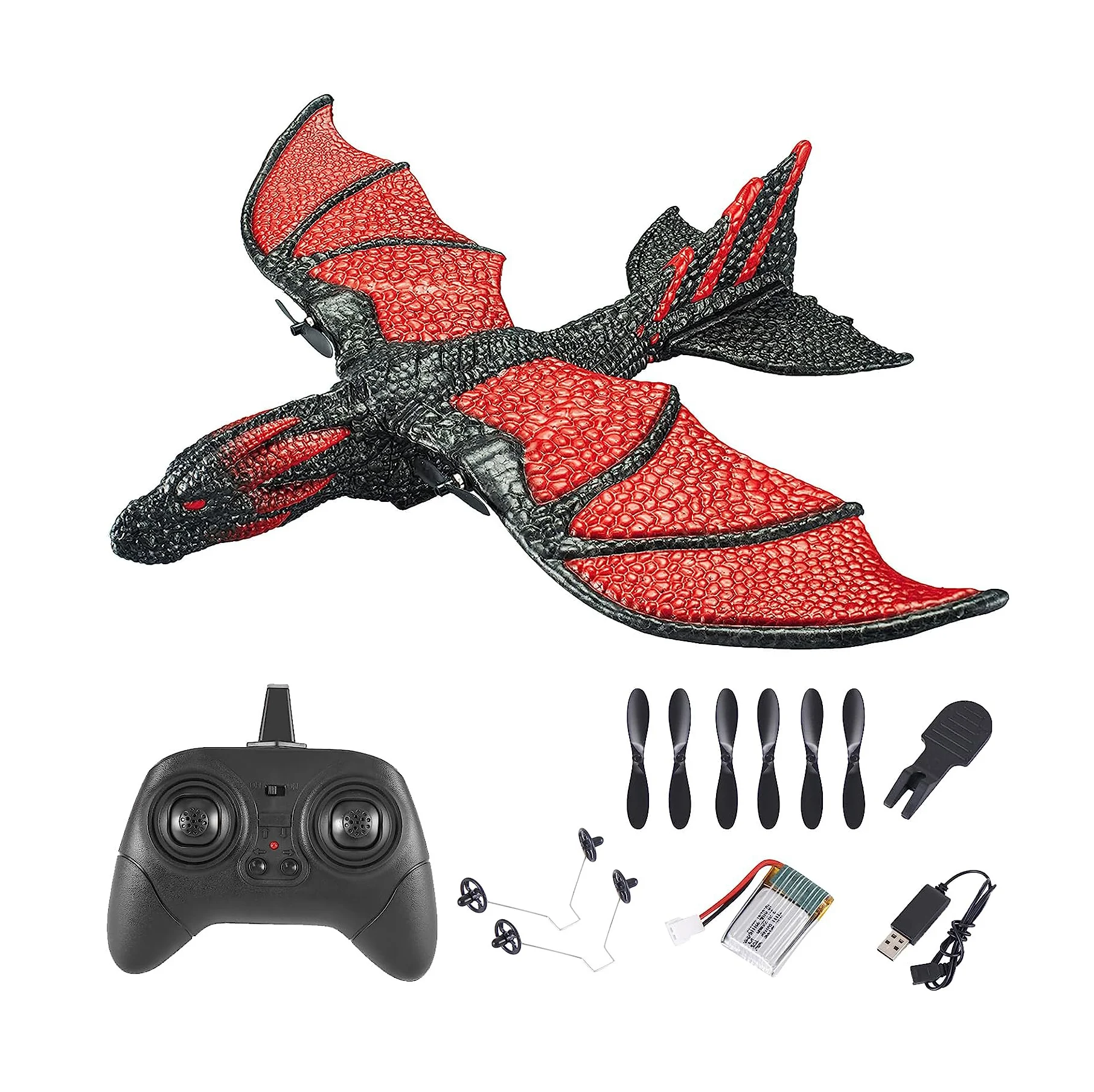 rc foam flying dragon glider plane 2 channel remote control airplane