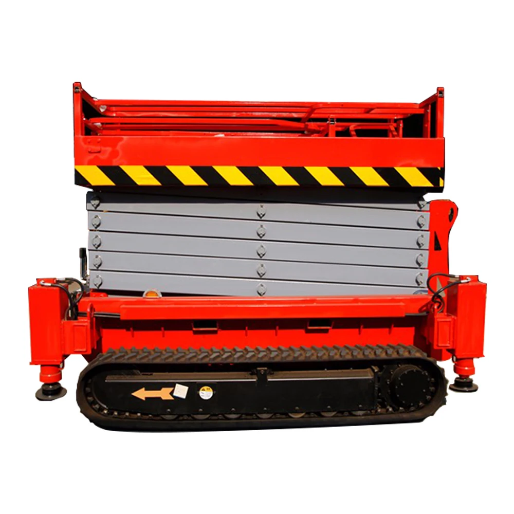 Portable lift platform small mobile tracked electric 6m 8m10m 12m 14m all terrain use self propelled hydraulic