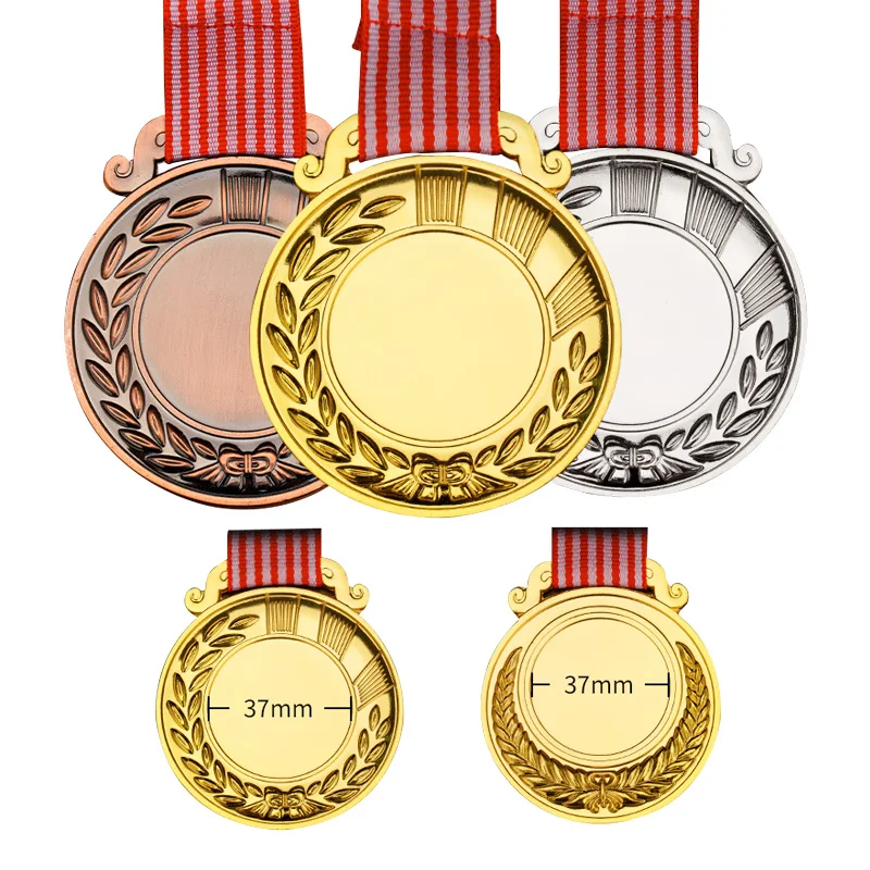 Stock Mold Custom Insert 3D Medals Sublimation Engrave Sports Marathon Dancing Epoxy Gold Blank Metal Medals And Trophies