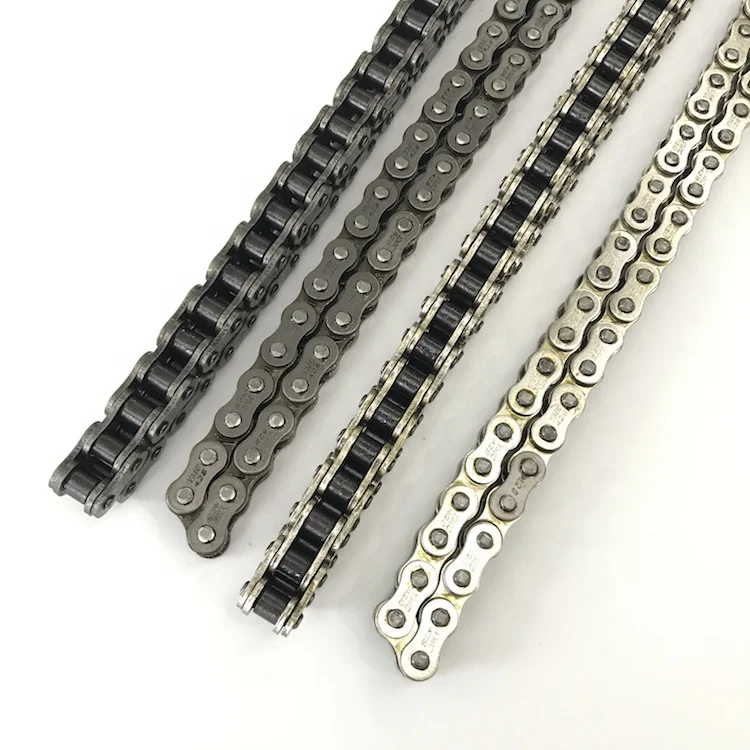 
Motorcycle chain Manufacturer 428H-100L original natrual color roller motorcycle lock sprocket chain 