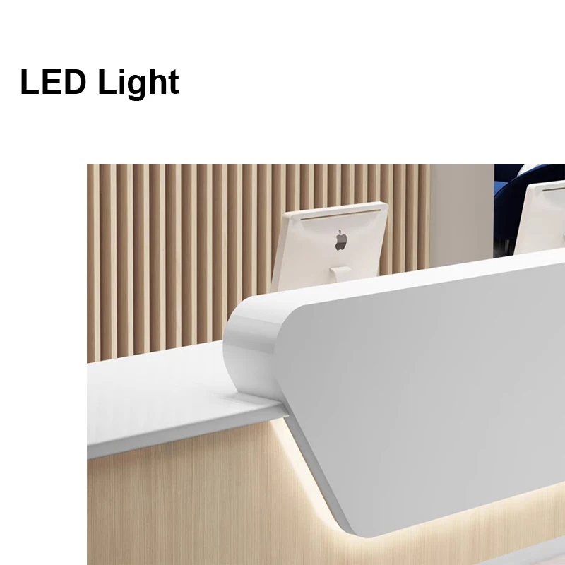 reception desk l shape