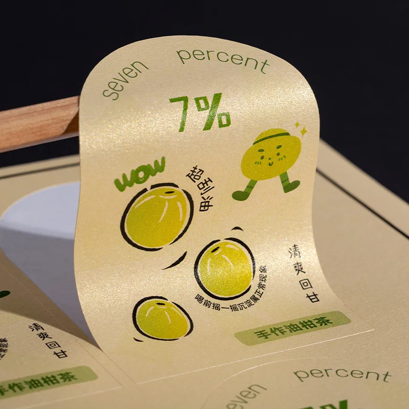 Adhesive Label Sticker High Quality Eco Friendly Logo Stickers For Packaging Label