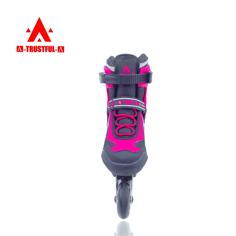 Wholesale Children Adjustable Size 4 Wheels Inline Skating Roller Skates Shoes