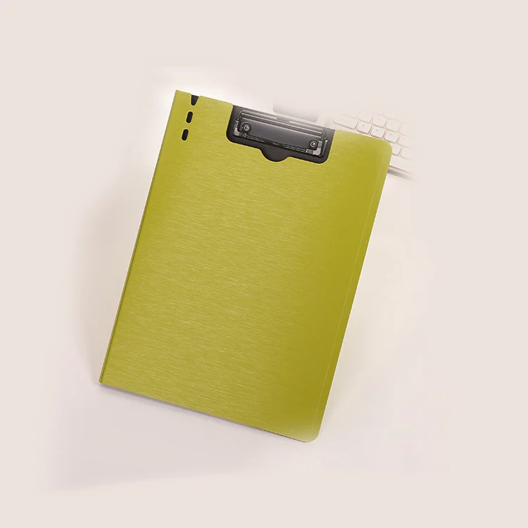 Оптовая продажа медсестринский водонепроницаемый складной алюминиевый держатель для хранения металлический бумаги формата А4 на заказ