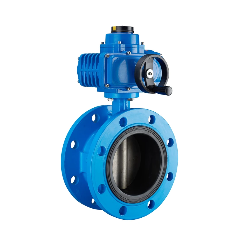 Tyco Valve Factory Wafer Flanged Electric Butterfly Valve