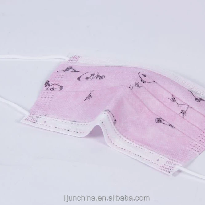 Customize For Baby Pink Christmas Printed Designer With Logo S Kids Custom Design Customizable Children Disposable Face Mask