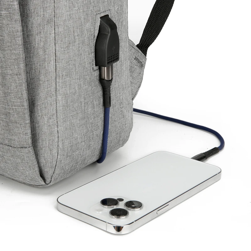 Waterproof Adult USB Charging Laptop Backpack Travel Business Style University Style Computer Bag with Style for Women And Men