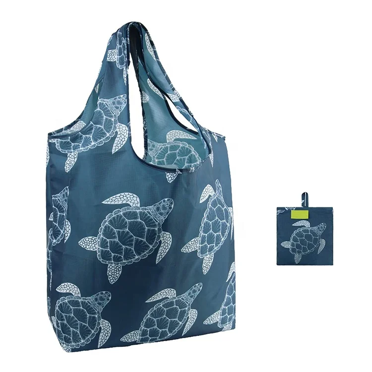 Eco Friendly Grs Recycled Fruit Foldable Shopping Bag For Supermarket