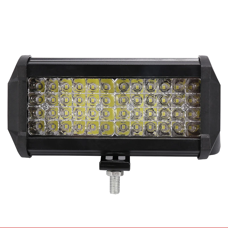 PUERXIN 7Inch 144W LED Work Light 9-36V Truck SUV ATV Offroad Flood Spot LED Light Bar For Car Off Road