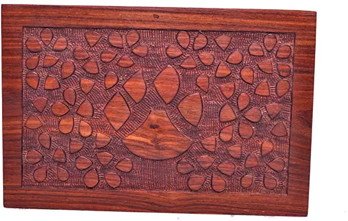 Urn for Pets HandCarved Rosewood Urn Classic Wooden Series for Dogs, Cats, and Animals
