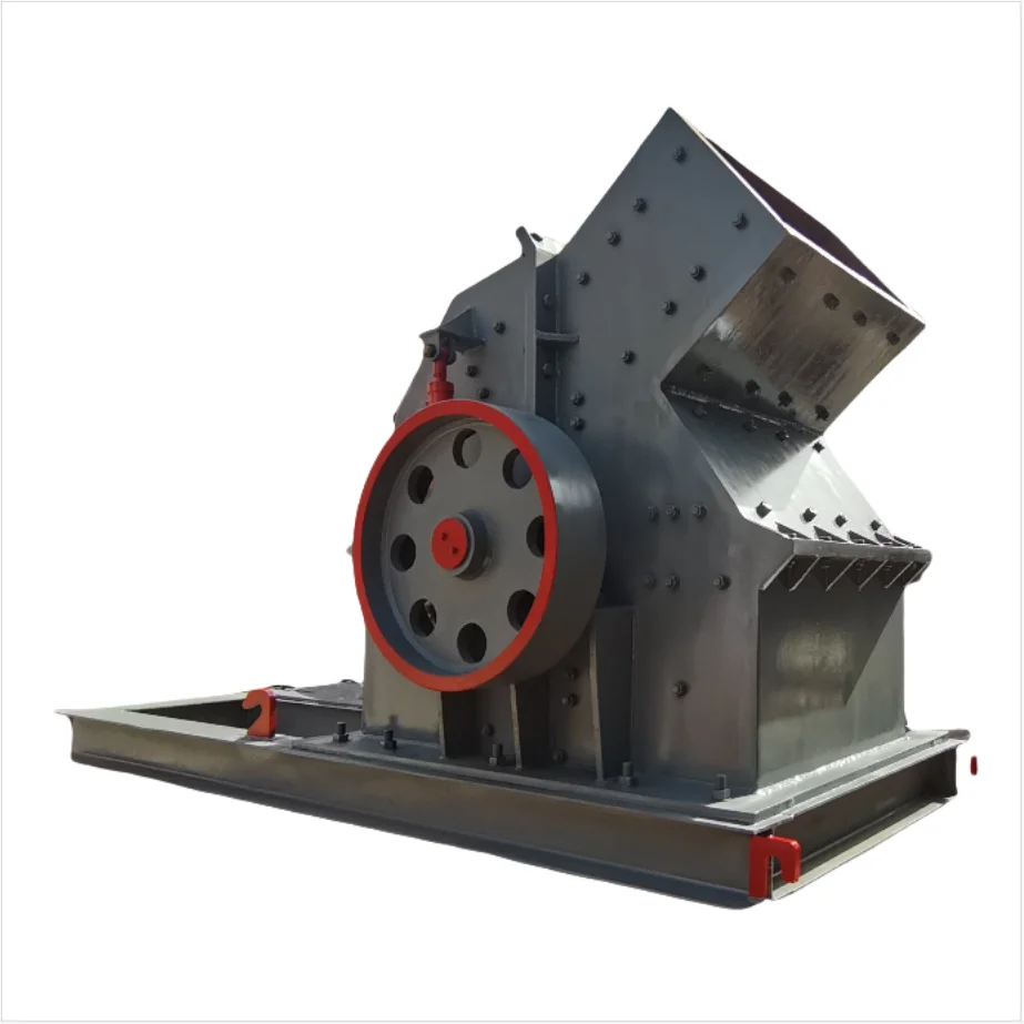 Factory Hot Sale Mobile Hammer Crusher Gold Ore Hammer Crusher Diesel Or Motor Gangue Limestone Gold Ore Construction Waste
