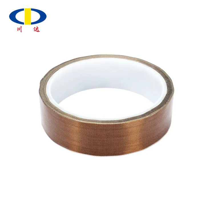 High performance heat resistant  PTFE glass cloth adhesive tape for bag sealing machine tape