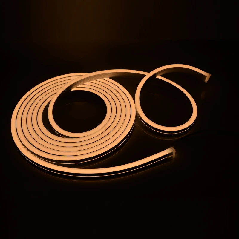 Flex Neon Strip Light Side-bend Plane IP20 Soft Silicone for Bar High Brightness 4x10mm Sign Letter 24v DC LED Ce 15 Luces Led