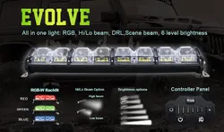40 дюймовая светодиодная балка Aurora 4x4 внедорожная Багги evolve light bar